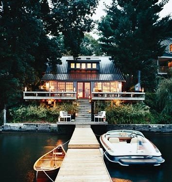 Rustic Vintage Lake House