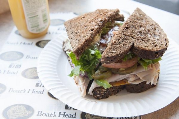 Turkey Sandwich on Whole Grain Bread