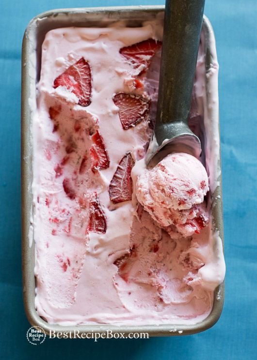 Fresh Strawberry Ice Cream