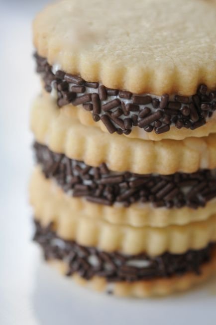 Sugar Cookie and Peanut Butter Ice Cream Sandwich