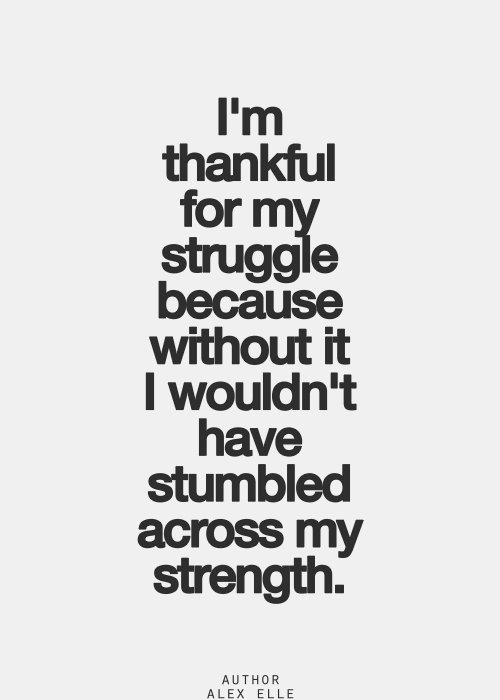 Accept Your Struggles