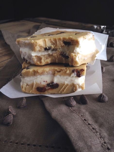 Cookie Dough Ice Cream Sandwich