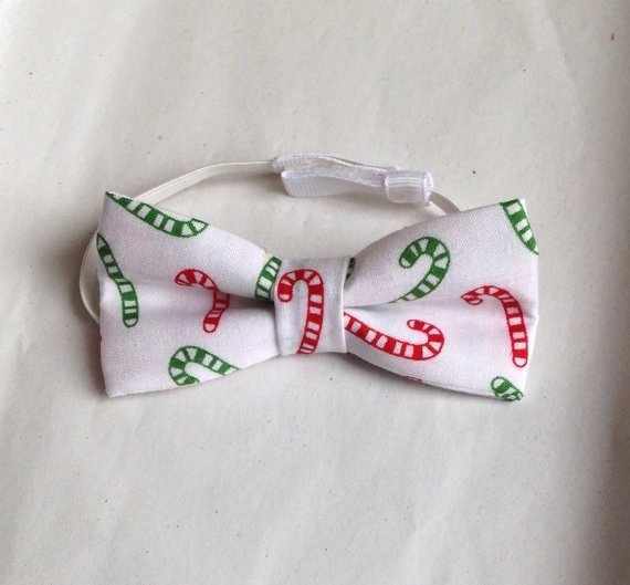 Candy Cane Bow Tie