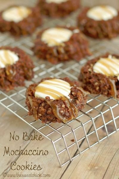 No-bake Mochaccino Cookies