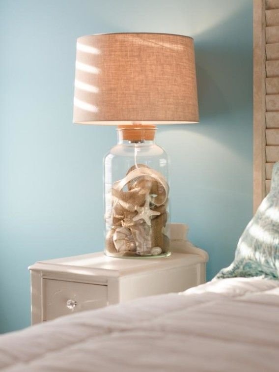 Shell Glass Lamp