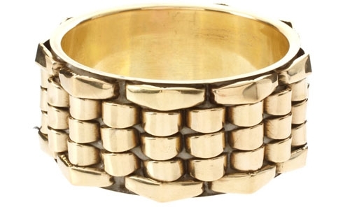 Mango Gold Chunky Bangle