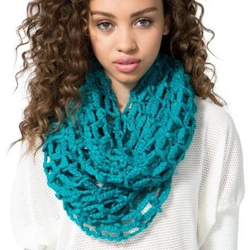 Super Softie Net Infinity Scarf