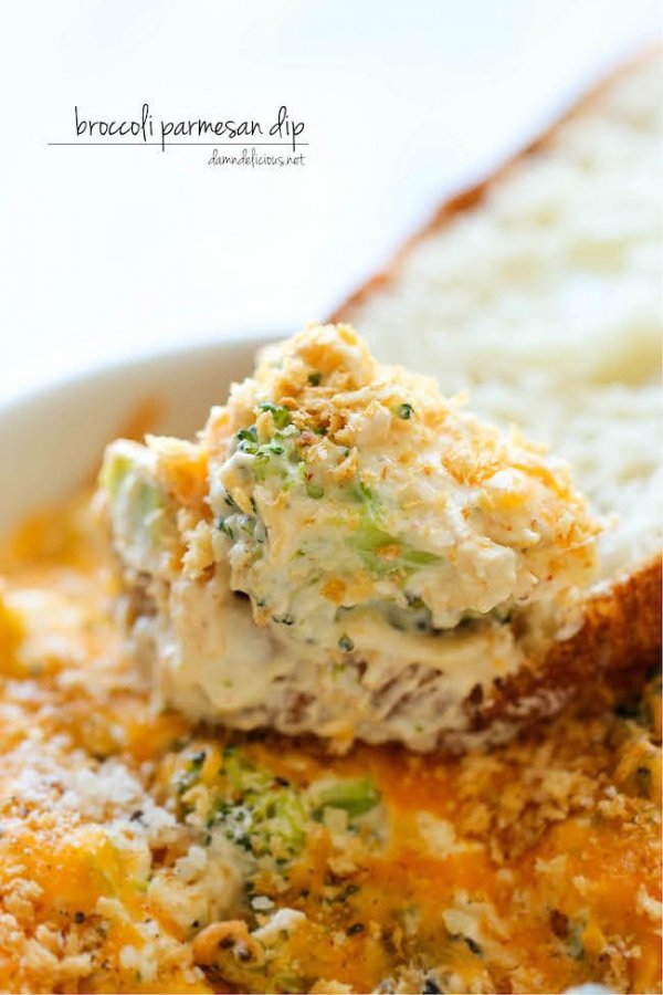 Baked Broccoli Parmesan Dip