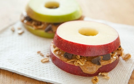 Apple Slices with Peanut Butter