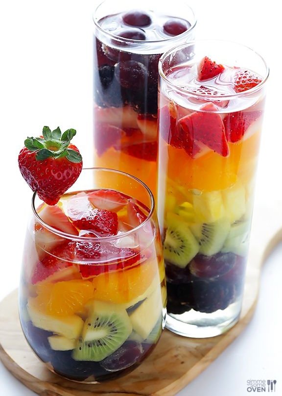 Easy Rainbow Sangria