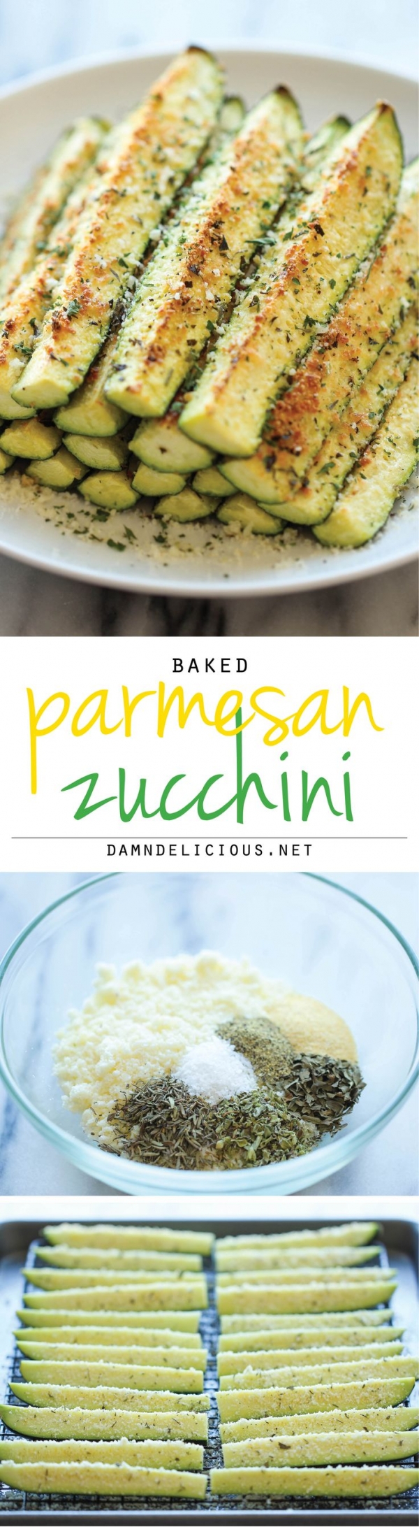 Baked Parmesan Zucchini