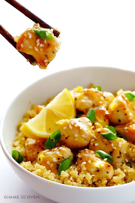 Skinny Honey Lemon Chicken