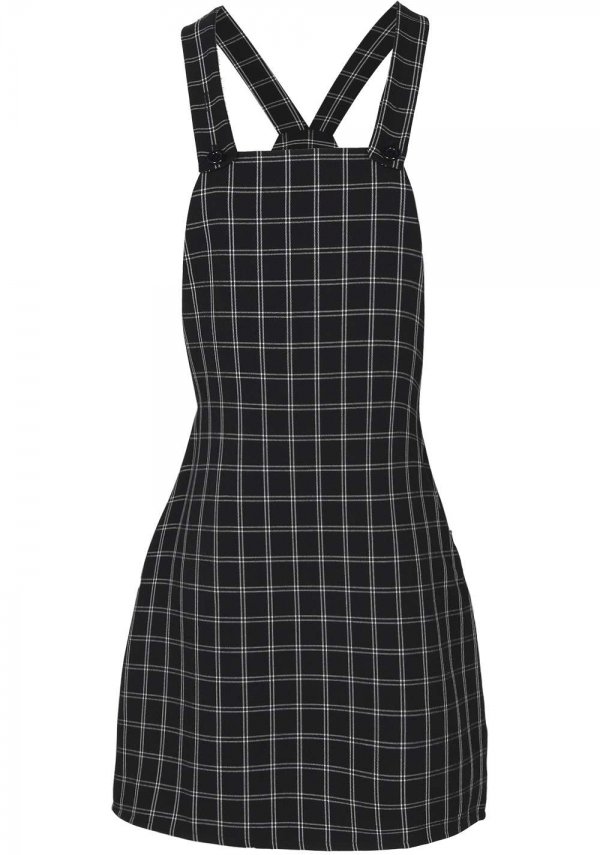 Check Pinafore Dress