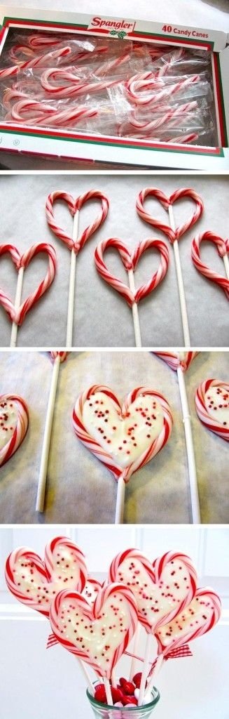 Candy Cane Hearts