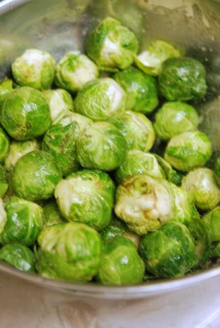 Clean Eating Seasoned Brussels Sprouts