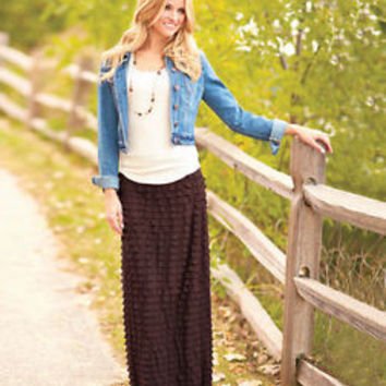 Ruffle Maxi