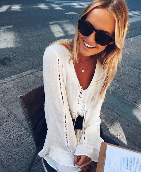 white, clothing, sunglasses, beauty, glasses,