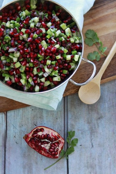 Herbed Pomegranate Salsa