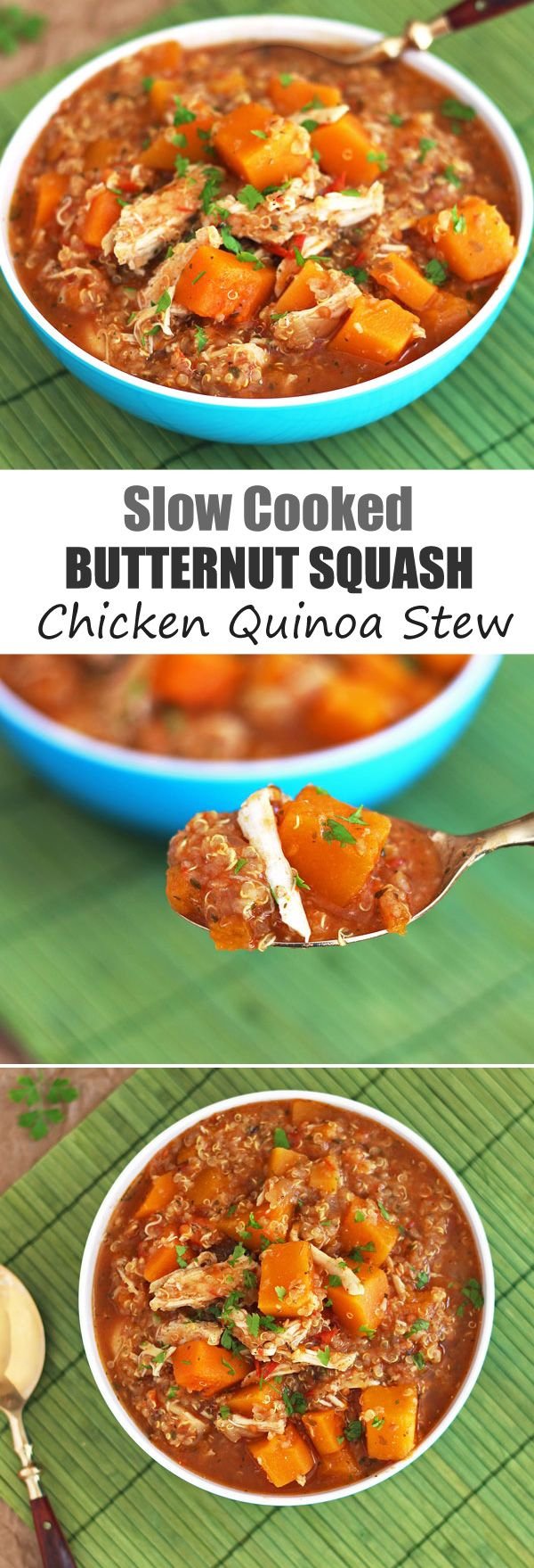 Butternut Squash Chicken Quinoa Stew