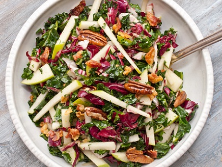 Kale, Apple, and Pancetta Salad Recipe...