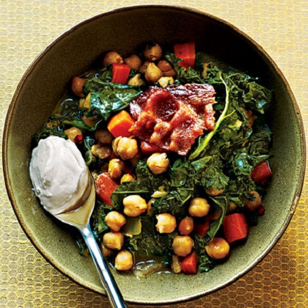 Garbanzo Beans and Kale Recipe...