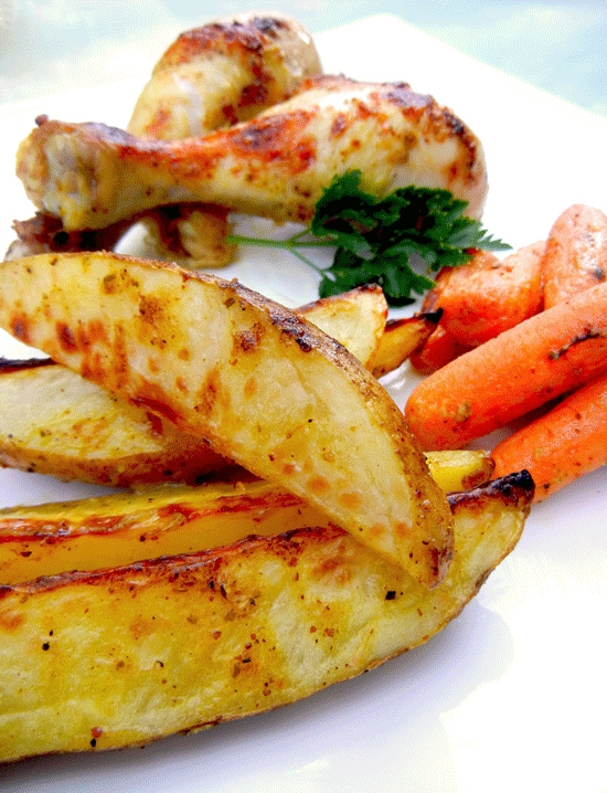 Chicken with Carrots and Potatoes