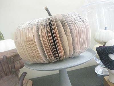 Altered Book Pumpkin