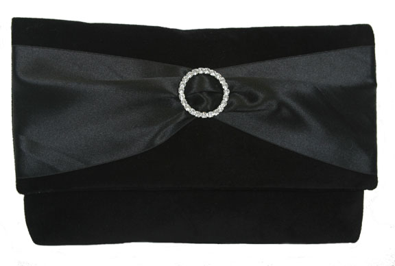 Velvet Clutch Bag