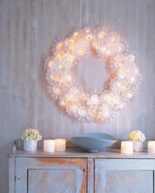 Winter Snowflake Wreath