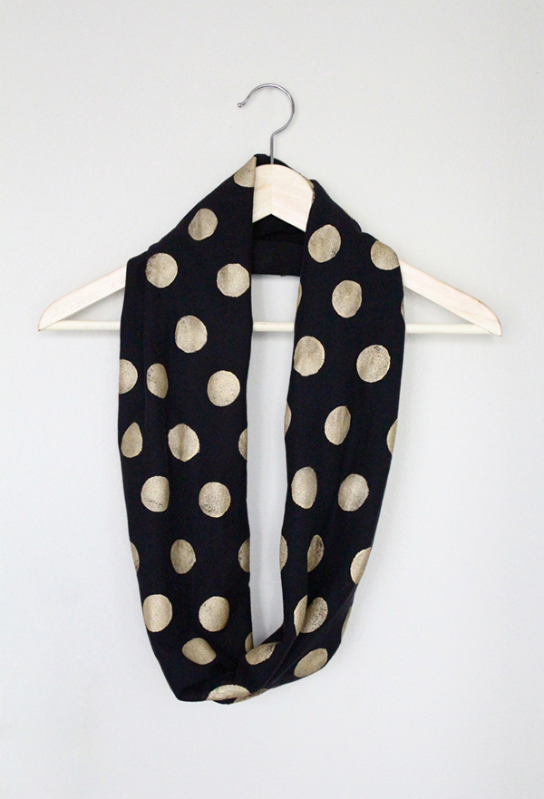 Golden Infinity Scarf