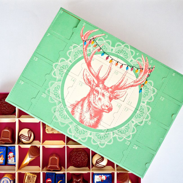 Deer Head Advent Calendar