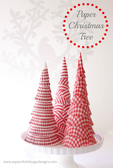 Cupcake Liner Christmas Trees