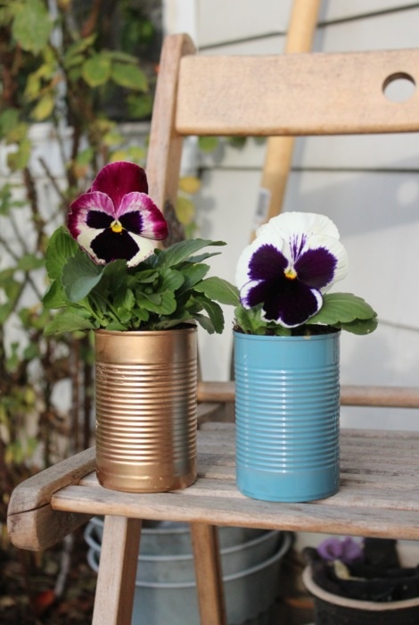 Soup Can Planters