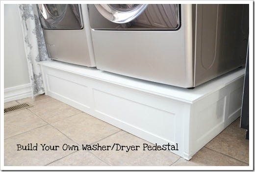 Washer and Dryer Platform