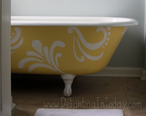 Painted Tub