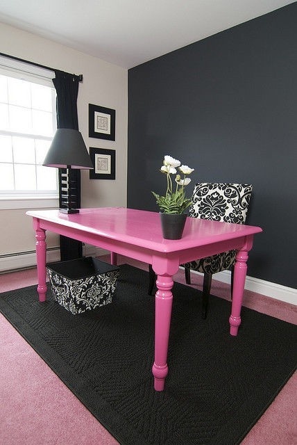 The Perfect Pink Desk