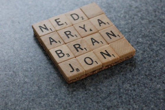 Scrabble Tile Coaster