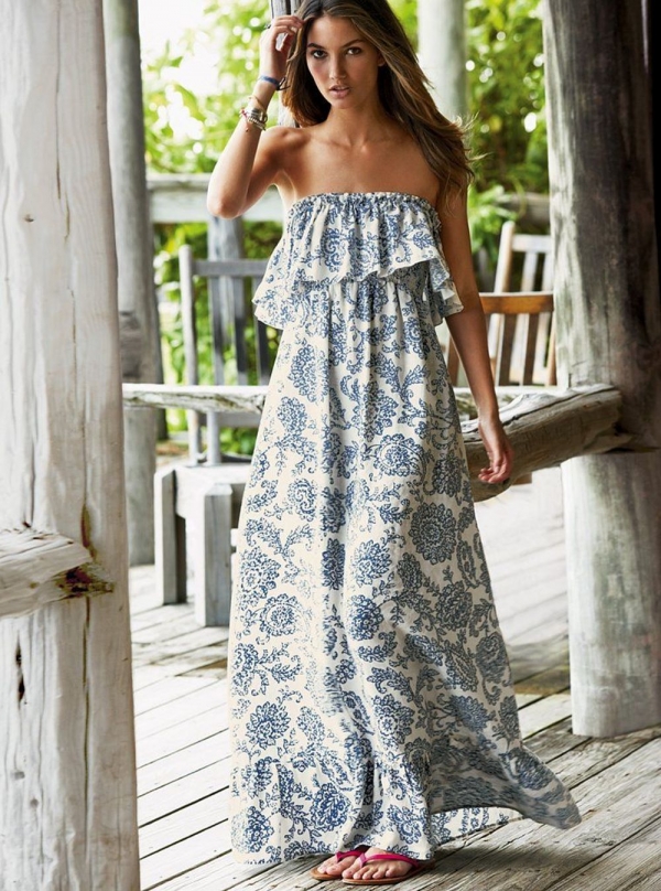 Ruffled Maxi Dress