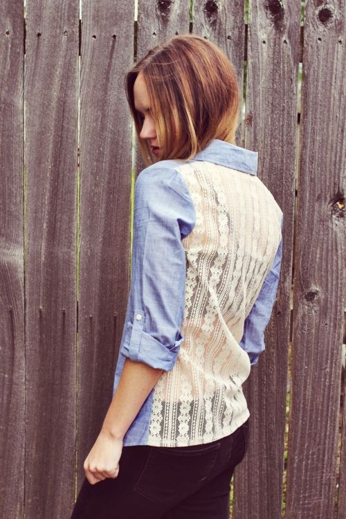 Lacy Back Shirt