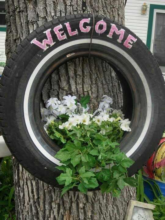 Tire Planters