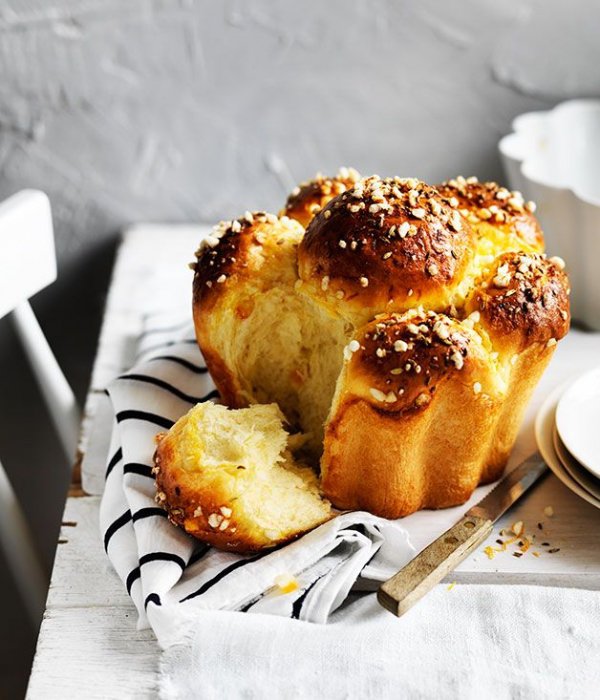 Fennel and Orange Sugared Brioche