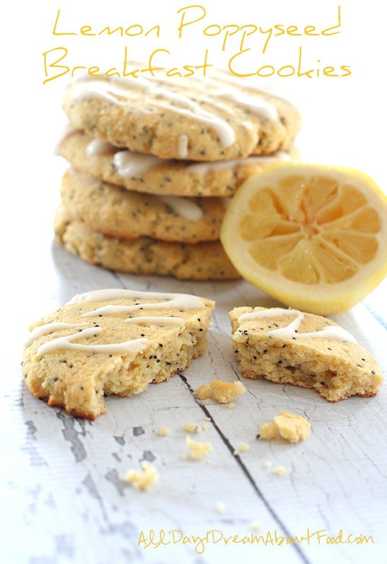 Lemon Poppyseed Breakfast Cookies