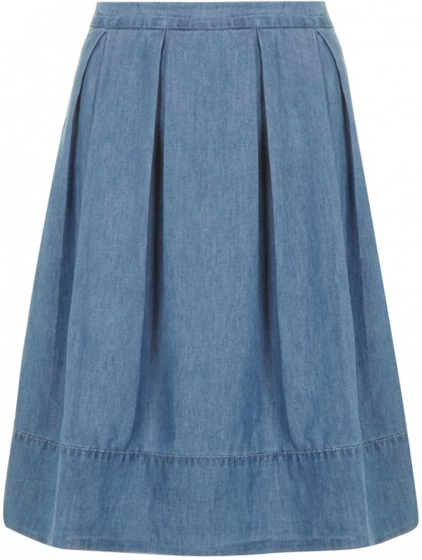 Dorothy Perkins Denim Midi Skirt