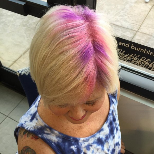 Her Pink & Purple Roots