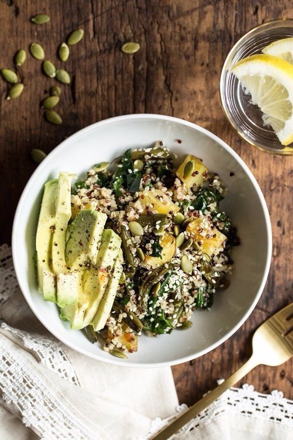 Warm Roasted Winter Salad Bowls