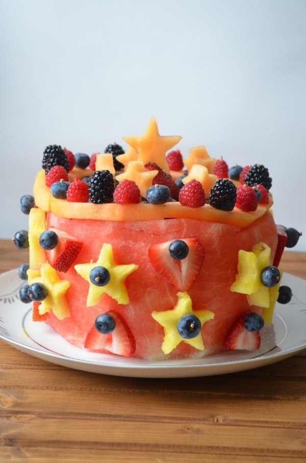 Healthy Watermelon Fruitcake