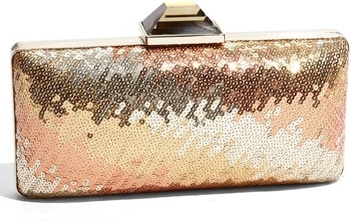 Sondra Roberts Sequin Box Clutch