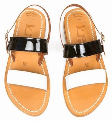 K Jacques Pour Opening Ceremony Barigoule 2-Strap Flat Sandal