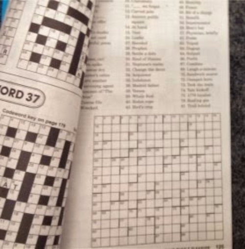 Crossword Puzzle Writer