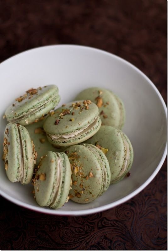 Pistachio Macarons